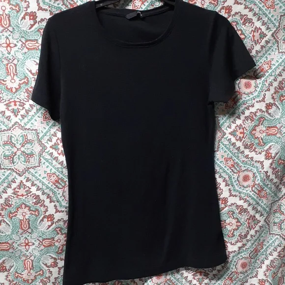 H&M Black Cotton T-Shirt, Size L - Picture 1 of 8